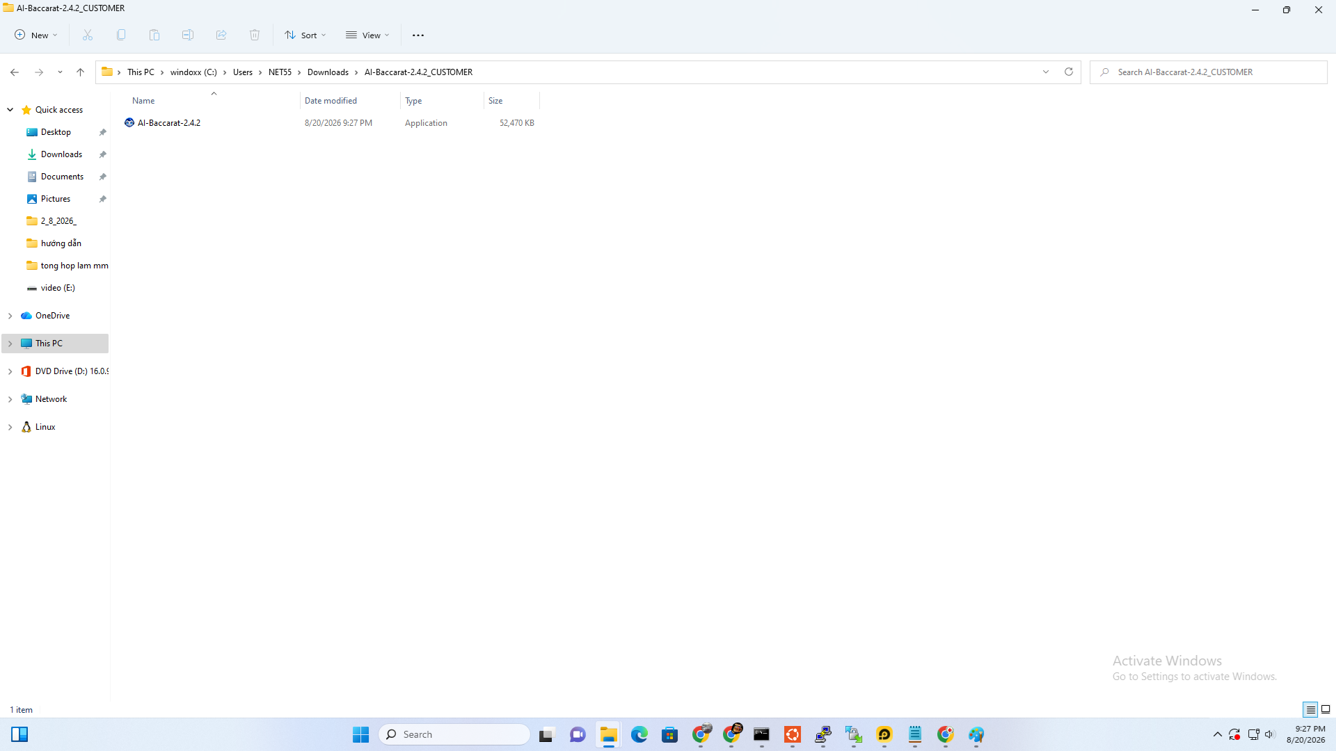 Extract the ZIP File